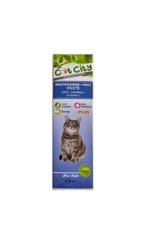 Cat City Anti Hairball Multivitamin Kedi Malt Macunu 100 gr