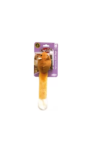 Catlife Catnipli Peluş Uzun Kuyruklu Fare Kedi Oyuncağı 26 cm