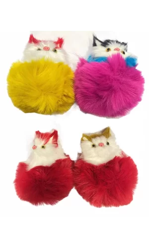 Catlife Göbekli Pofuduk Kedi Oyuncağı 10 cm