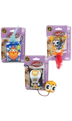 Catlife Hışırtılı Kraft Kedi Oyuncağı 9 cm