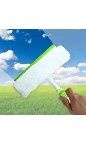 Çekçekli  Mikrofiber Cam Silme Mopu