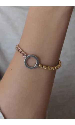Çelik Mix Renk Kadın Bileklik