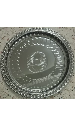 Çelik Sini Tepsi Yer Sofrası 47cm