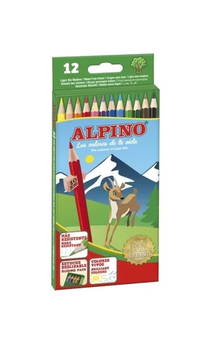 Cem Alpino 12 Renk Tam Boy Kuruboya AL10654 12li