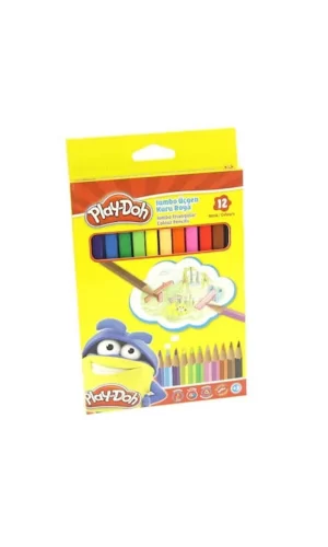 Cem Play Doh Kuruboye Jumbo Üçgen 12 Renk
