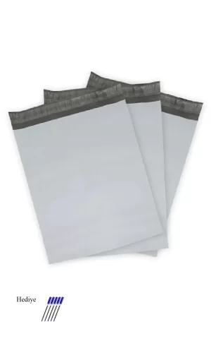 Cepsiz Büyük Boy Kargo Poşeti 35x45+5 cm - 300 Adet (40+40=80 Mikron)