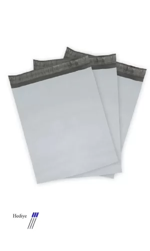 Cepsiz Orta Boy Kargo Poşeti 30x37+5 cm - 100 Adet (40+40=80 Mikron)