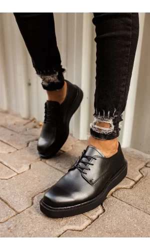 CH001 FST Classic Lace Erkek Ayakkabı SIYAH