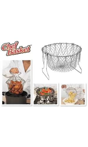 Chef Basket Çok Fonksiyonlu Pratik Süzgeç