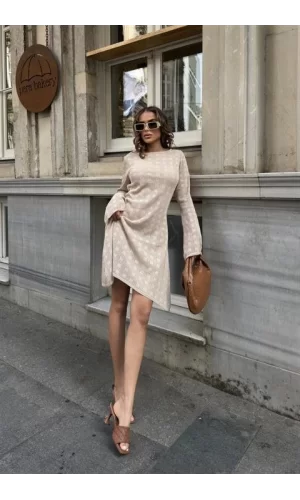 Chloe Ajurlu Sırt Dekolte Elbise 2760