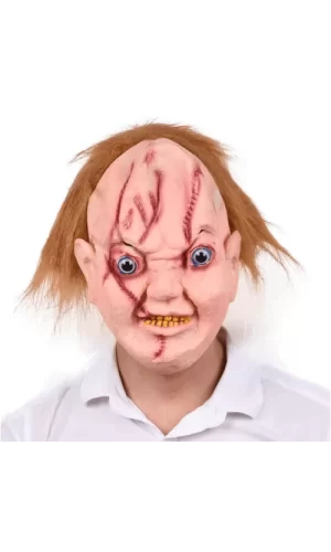 Chucky Saçlı Lateks Maske