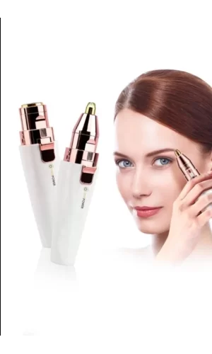 Çift Başlıklı Epilasyon Yüz Çene Işıklı Kıl Tüy Alma Mini Cep Epilasyonu