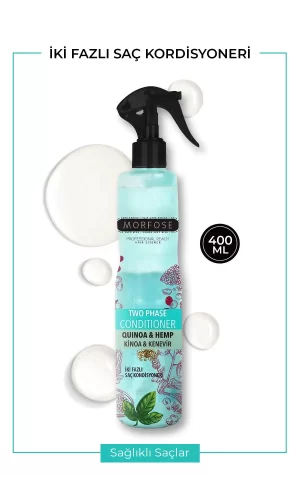 Çift Fazlı Kinoa & Kenevir Kondisyoner Fön Suyu 400 ML - mrfs