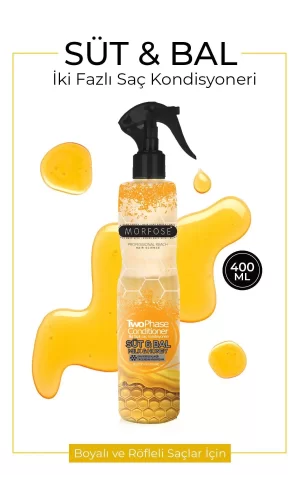 Çift Fazlı Süt & Bal Kondisyoner Fön Suyu 400 ML - mrfs