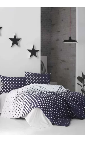 Çift Kişilik Nevresim Takımı Pamuklu Gece Yıldızları