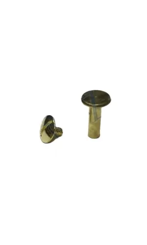 Cilt Menü, Katalog, Kartela Vidası, 13mm - Sarı, 100 Adet