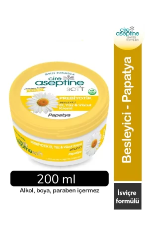 Cire Aseptine Soft Papatya Özlü Besleyici Prebiyotikli Krem 200 ml
