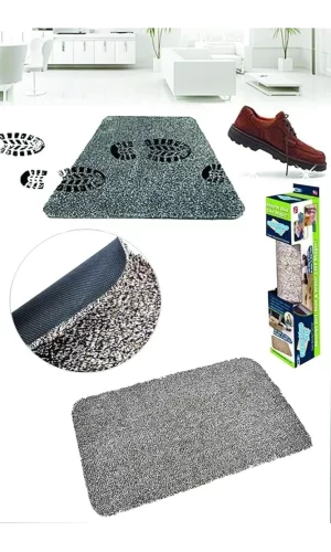 Clean Step Mat Yıkanabilir Mikrofiber Kir Toz Emici Iç-dış Ortam Paspas