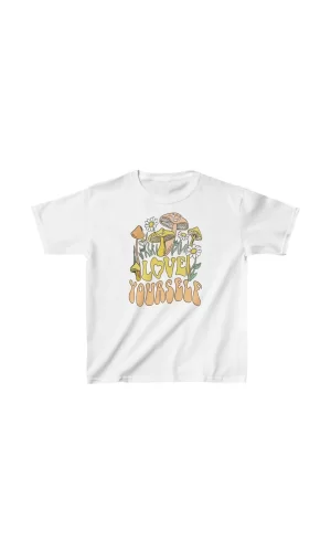 Luz&Pos Çocuk Unisex Baskılı T-shirt - Beyaz