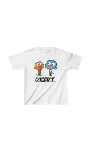 Luz&Pos Çocuk Unisex Baskılı T-shirt - Beyaz