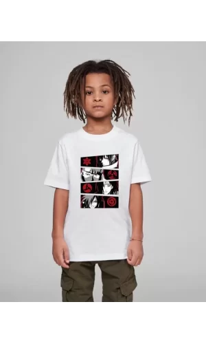 Luz&Pos Çocuk Unisex Baskılı T-shirt - Beyaz