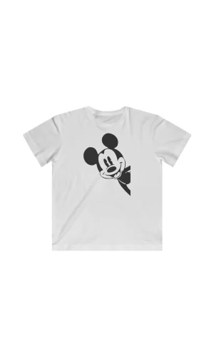 Luz&Pos Çocuk Unisex Baskılı T-shirt - Beyaz