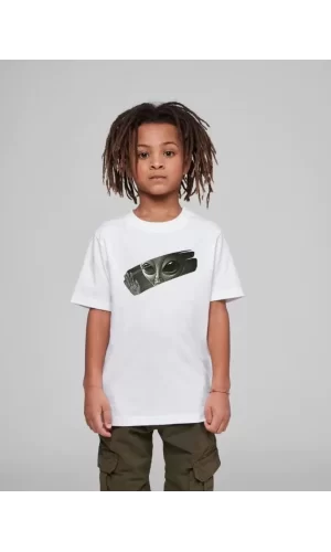Luz&Pos Çocuk Unisex Baskılı T-shirt - Beyaz