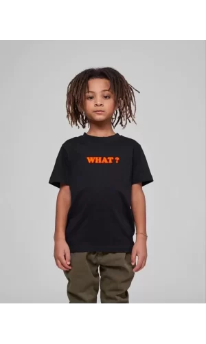 Luz&Pos Çocuk Unisex Baskılı T-shirt - Siyah