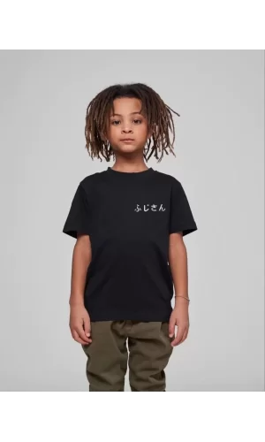 Luz&Pos Çocuk Unisex Baskılı T-shirt - Siyah