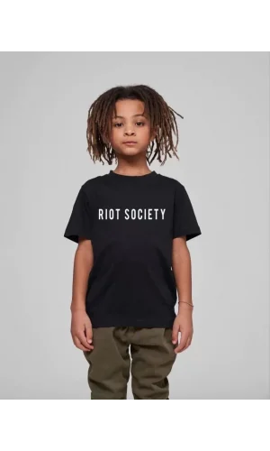 Luz&Pos Çocuk Unisex Baskılı T-shirt - Siyah