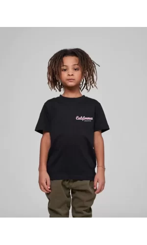 Luz&Pos Çocuk Unisex Baskılı T-shirt - Siyah