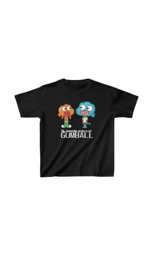 Luz&Pos Çocuk Unisex Baskılı T-shirt - Siyah