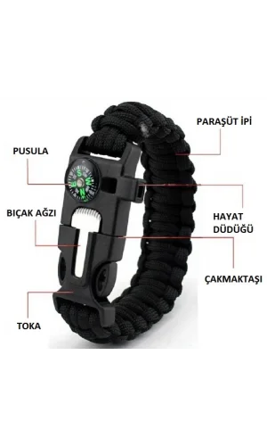 Çok Amaçlı Hayatta Kalma Bilekliği