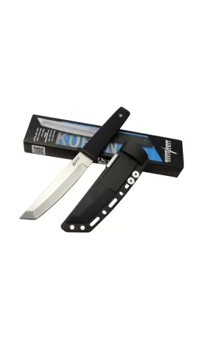 Cold Steel Aus 8a Kobun Tanto Outdoor / Av Bıçağı 25cm - Kılıflı, Kutulu, Siyah Plastik Sap