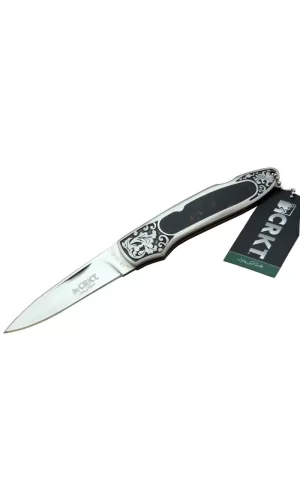 Cr 0128 Khv Kamp Çakı 18 Cm - Metal Desenli Sap, Kılıflı, Kutulu