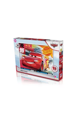 Cr709 Cars 50 Parça Çocuk Puzzle -ks Puzzle