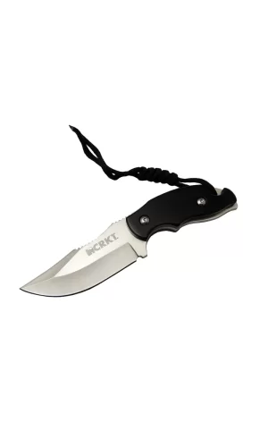 Crkt Civet 2805 Wy Tırtıklı Kamp Bıçak 18 Cm - Plastik Sap, Kılıflı, İpli
