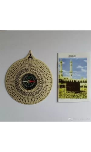 Cüzdan Şeklinde Kıble Tayini İçin Pusula