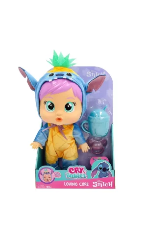 Cyb70000 Cry Babies Love And Care Stitch Kostümlü Bebek