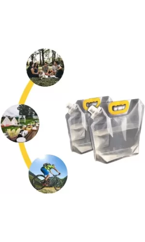 Dayanıklı Plastik İçecek Çantası 1 Litre