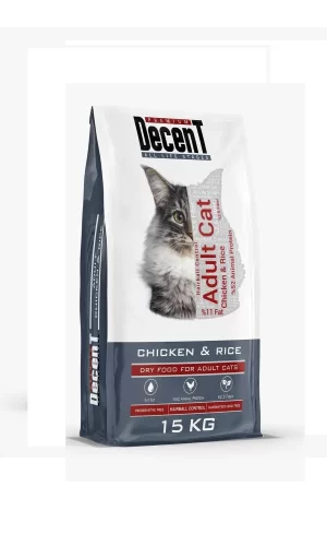 Decent Premium Tavuklu Kedi Maması 15 kg