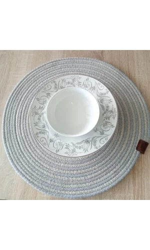 DecoHandy 39cm 2 Renk Jüt Örme Supla Amerikan Servis