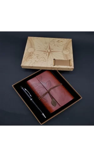 Defter Ve Siyah Touchpen Kalem Seti