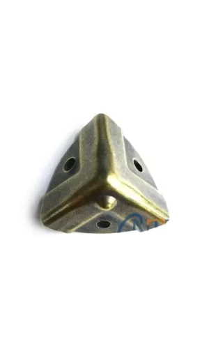 Dekoratif, Kutu, Sandık Köşesi - 35x22 Mm, Küçük, Antik, 100 Adet