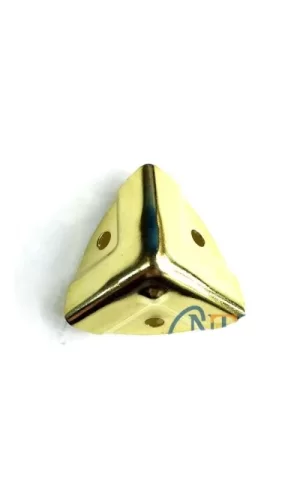 Dekoratif, Kutu, Sandık Köşesi - 35x22 Mm, Küçük, Sarı, 100 Adet