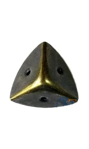 Dekoratif, Kutu, Sandık Köşesi - 45x28 Mm, Büyük, Antik, 100 Adet