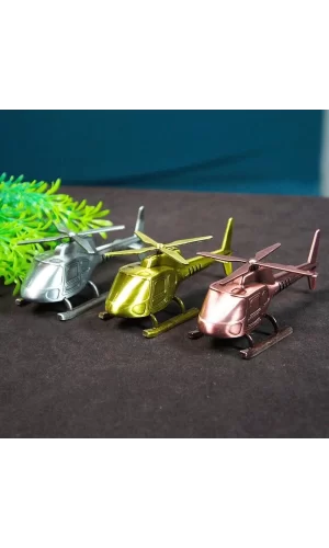Dekoratif Metal Helikopter