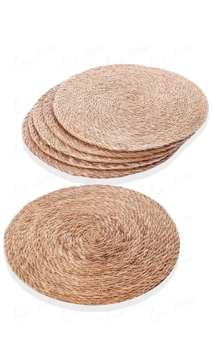 Dekoratif Modern 35 Cm Hasır Amerikan Servis 1 Adet Royaleks-BLSSGS35