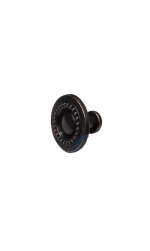 Dekoratif Zamak Düğme - 23x23mm, Eskitme, 100 Adet