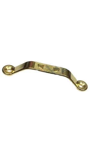 Dekoratif Zamak Kulp Dıştan - 64mm, Sarı, 100 Adet